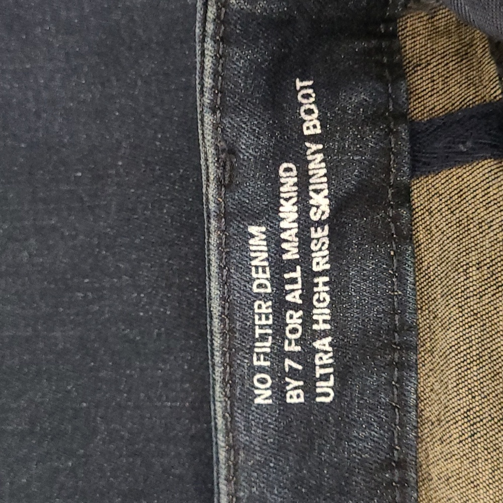 7 For All Mankind Ulra High Rise Skinny Boot - Picture 6 of 7